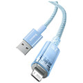 baseus fast charging cable explorer usb to lightning 24a 1m blue extra photo 2