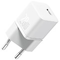 baseus mini wall charger gan5 20w white extra photo 2