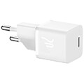 baseus mini wall charger gan5 20w white extra photo 3