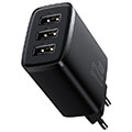 baseus universal wall charger 3x usb 34a 17w black extra photo 3