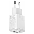 baseus universal wall charger mini dual u 2x usb 21a 105w white extra photo 3