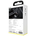 baseus car charger baseus 24w digital display 2x usb grey extra photo 6
