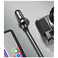 baseus car charger baseus 24w digital display 2x usb grey extra photo 8