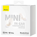 baseus bowie ez10 wireless earphones white extra photo 7