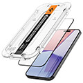 spigen glass tr ez fit 2 pack fc black for iphone 15 pro max extra photo 5