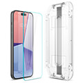 spigen glass tr ez fit 2 pack transparency for iphone 15 extra photo 2