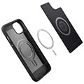 spigen mag armor magsafe matte black for iphone 15 pro extra photo 2