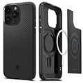spigen mag armor magsafe matte black for iphone 15 pro max extra photo 1