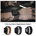 pitaka air case black grey for apple watch 7 45 mm extra photo 6