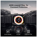 pitaka air case black grey for apple watch ultra 49 mm extra photo 1