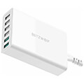 blitzwolf bw s15 charger 6 port usb qc 30 60w white extra photo 2