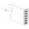 blitzwolf bw s15 charger 6 port usb qc 30 60w white extra photo 3