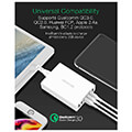 blitzwolf bw s15 charger 6 port usb qc 30 60w white extra photo 6