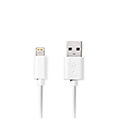 nedis ccgl39300wt20 lightning usb 20 cable apple lightning usb a male 200m white extra photo 1