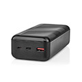 nedis upbkpd30000bk powerbank 30000mah 15 20 30a with 2 output connections 1x usb a 1x usb c extra photo 3