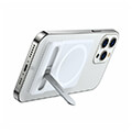 baseus foldable magnetic swivel stand holder iphone magsafe white extra photo 1