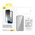 baseus diamond iphone 15 pro max privacy protection tempered glass extra photo 2