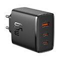 baseus wall charger os cube pro 2x type c usb 65w black extra photo 5