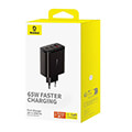 baseus wall charger os cube pro 2x type c usb 65w black extra photo 6