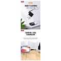 xo adapter nb149 b microusb lightning black extra photo 4