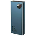 baseus adaman metal digital display quick charge power bank 20000mah 65w blue extra photo 1