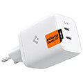 spigen arcstation wall charger pe2106 white gan 2 port total 65w usb c pd 65w pps 65w extra photo 1