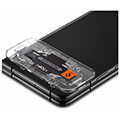 spigen glass ez fit optik pro 2 pack black for google pixel fold extra photo 1