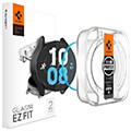 spigen glass tr ez fit 2 pack for samsung galaxy watch6 40mm extra photo 1