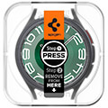 spigen glass tr ez fit 2 pack for samsung galaxy watch6 classic 47mm extra photo 1