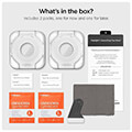 spigen glass tr ez fit 2 pack for samsung galaxy watch6 classic 47mm extra photo 4