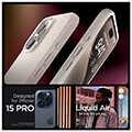 spigen liquid air natural titanium for iphone 15 pro extra photo 1