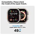spigen lock fit black for apple watch ultra 2 ultra 49mm extra photo 1