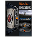 spigen lock fit black for apple watch ultra 2 ultra 49mm extra photo 2