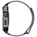 spigen metal fit graphite for apple watch 49mm 45mm 44mm 42mm extra photo 2