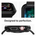 spigen rugged armor black for apple watch 9 8 7 41mm 6 se 5 4 40mm extra photo 1