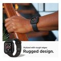 spigen rugged armor black for apple watch 9 8 7 41mm 6 se 5 4 40mm extra photo 4