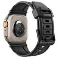spigen rugged ultra band matte black for apple watch 49mm 45mm 44mm 42mm extra photo 1