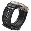 spigen rugged ultra band matte black for apple watch 49mm 45mm 44mm 42mm extra photo 2