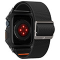 spigen lite fit pro matte black for apple watch 45mm 44mm extra photo 1
