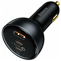 baseus superme car charger usb 2x usb c 160w grey extra photo 1