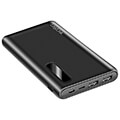 logilink pa0280 power bank 10000mah 2x usb a 2 in 1 cable with display black extra photo 2