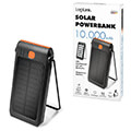 logilink pa0273 solar power bank 10000mah flashlight 2x usb a qc 1x usb c pd extra photo 9
