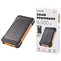 logilink pa0289 solar power bank 6000mah flashlight 2x usb a extra photo 9