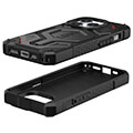 uag monarch pro magsafe kevlar black for iphone 15 pro extra photo 1
