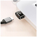 baseus mini type c female to usb male adapter black extra photo 5
