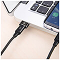 baseus mini type c female to usb male adapter black extra photo 9