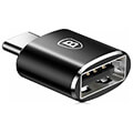 baseus mini adapter usb female to type c male converter black extra photo 2