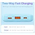 baseus power bank airpow fast charge 20000mah 20w galaxy blue extra photo 3