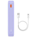baseus power bank airpow fast charge 20000mah 20w nebula purple extra photo 1