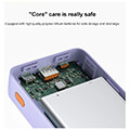 baseus power bank airpow fast charge 20000mah 20w nebula purple extra photo 4